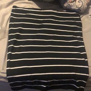 Black and white skirt